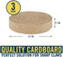 OurPets Wobble Scratch Track Cat Scratcher Cardboard Replacement Scratching Pads - 3 Pack. Round Cat Scratcher Refill